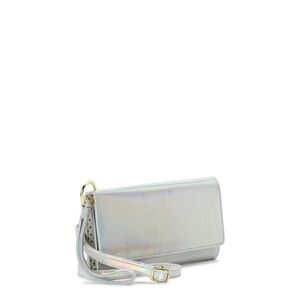 Trifold Phone Women's Wallet with Gold Tone Hardware